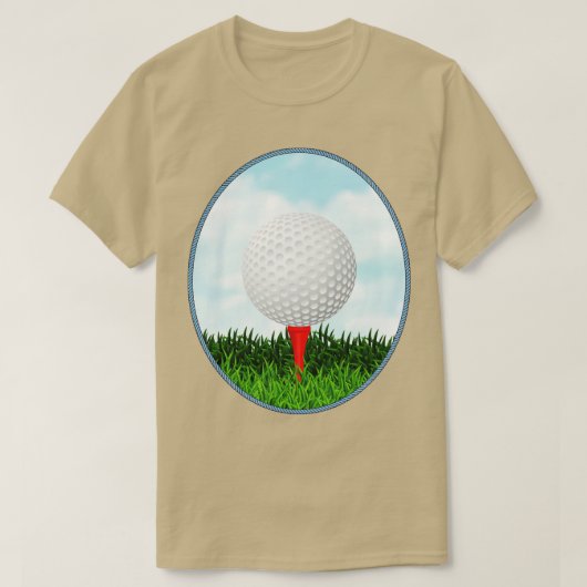 T-shirt Allons au golf (Design devant)