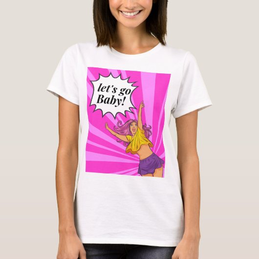 T-SHIRT ALLONS BÉBÉ (Devant)