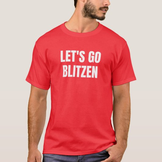 T-shirt Allons Blitzen My Favorite Christmas Blitzen Not (Devant)