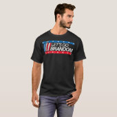 T-shirt Allons Brandon Allons-y Brandon USA Flag1 (Devant entier)