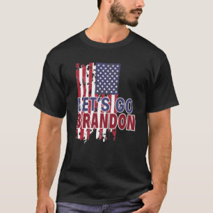 T-shirt Allons Brandon Branson US Flag Pro Trump