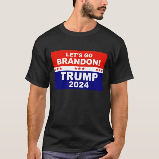 T-shirt Allons Brandon TRUMP 2024 (Devant)