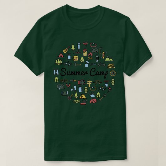 T-shirt Allons Camping 1 (Design devant)