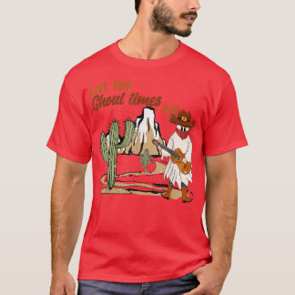 T-shirt Allons dans les Gouls, Drôle Fantôme Occidental Co