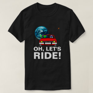 T-shirt Allons en voiture ! Drôle personnalisable
