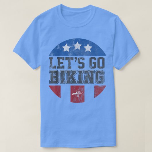 T-shirt Allons faire du vélo - Sarcastic Biker Lover1000 (Design devant)
