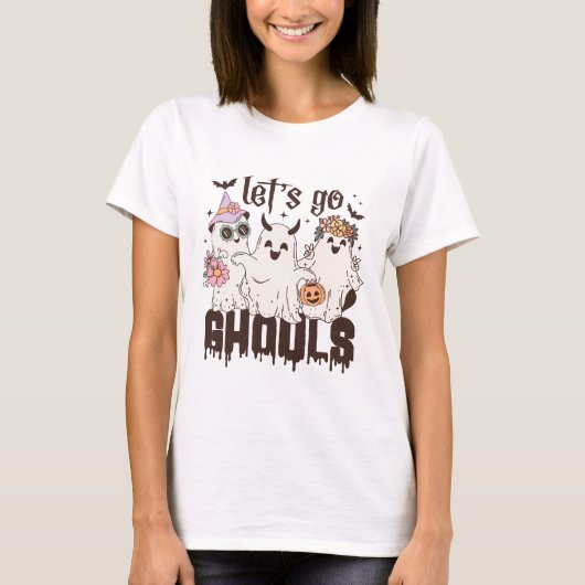 T-shirt Allons Gouls Halloween (Devant)