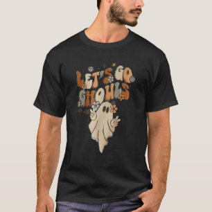 T-shirt Allons Gouls Halloween Ghost Costume Ret