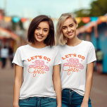 T-shirt Allons les filles Cowboy Casquette Bachelorette<br><div class="desc">Allons-y Filles Cowboy Casquette Bachelorette T-Shirt</div>