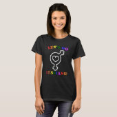 T-shirt Allons les Lesbiennes ! Pride lesbienne_6 (Devant entier)