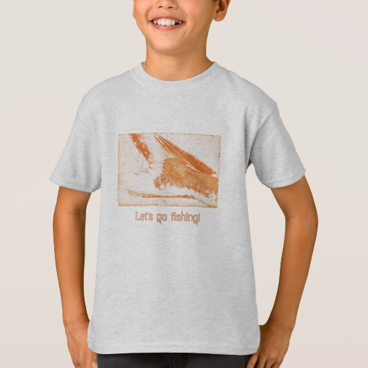 T-shirt Allons pêcher ! (Devant)