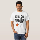 T-shirt Allons pêcher ! (Devant entier)