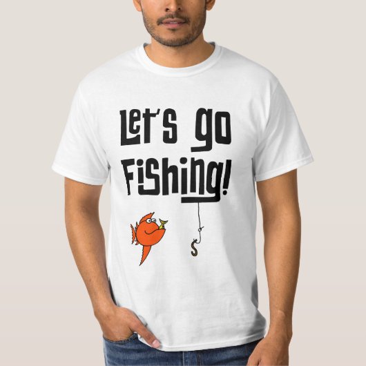 T-shirt Allons pêcher ! (Devant)
