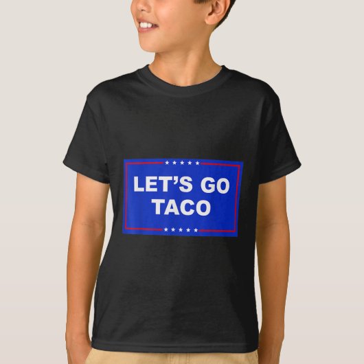 T-shirt Allons Taco Drôle (Devant)