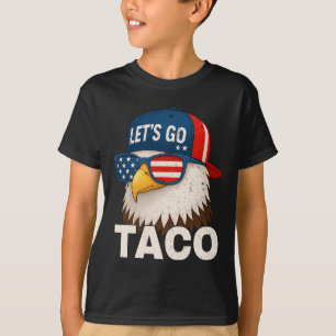 T-shirt Allons Taco Drôle Trump Toujours Défile 32