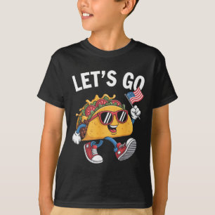 T-shirt Allons Taco Drôle Trump Toujours Se Défile 18