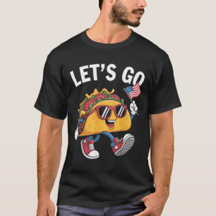 T-shirt Allons Taco Drôle Trump Toujours Se Défile 9