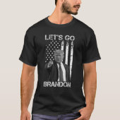 T-shirt Allons voir Brandon Branson Trump et l'Amérique ma (Devant)