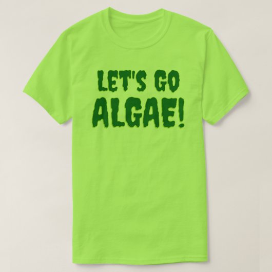 T-shirt Allons-y algue ! Vert (Design devant)