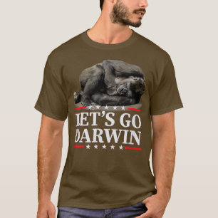 T-shirt Allons-y Darwin Drapeau USA Vintage Fauci Ouchie S