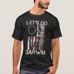 T-shirt Allons-y Darwin Tee Conservateur Anti-Libéral Us F