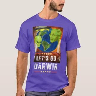 T-shirt Allons-y Darwin USA Drapeau Vintage Fauci Ouchie A