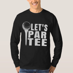 T-shirt Allons-y et conduisons le Golf Cart Retro Golf