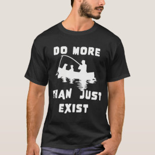 T-shirt Allons-y !Le chat va pêcher.