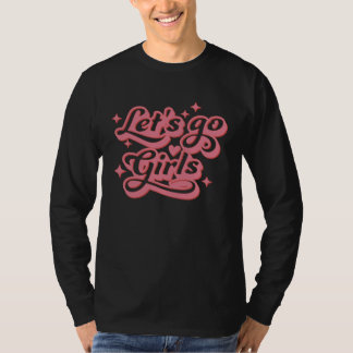 T-shirt Allons-y les filles Enterrement de vie de jeune fi