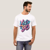 T-shirt Allons-y Néon Graffiti (Devant entier)