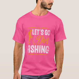 T-shirt Allons-y Pêche au noir Hobby Metal Détection de la