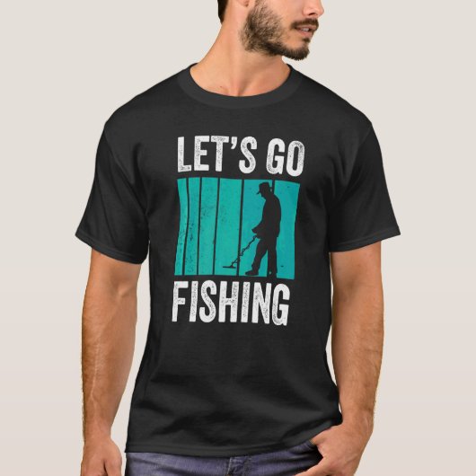 T-shirt Allons-y Sale Pêche Détection Métal Détection De (Devant)