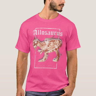 T-shirt Allosaurus Giant Lennse Theropoda Dinosaur Chalkti