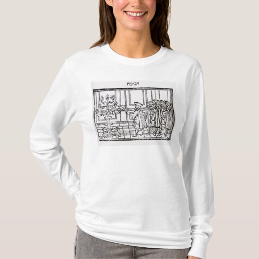 T-shirt Allumage du Menorah (Devant)
