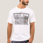 T-shirt Allumage du Menorah<br><div class="desc">L'éclairage de l'école juive le Menorah (gravure sur bois) situé à une collection privée.</div>