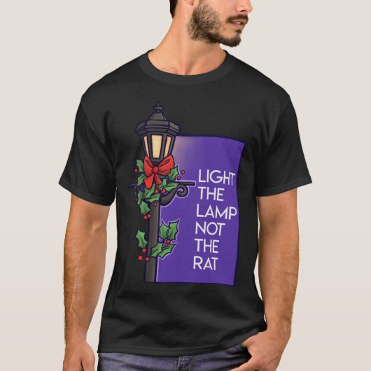 T-shirt Allumez La Lampe Pas Le Noël Du Rat (Devant)