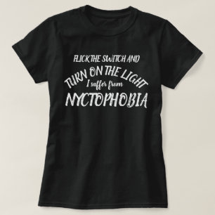 T-shirt Allumez la lumière que je souffre de la chemise d