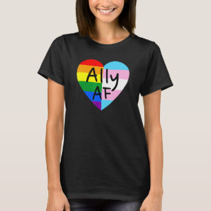 T-shirt Ally Af Lgbtq Drapeau Gay pride Égalité Trans Lesb