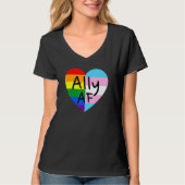 T-shirt Ally Af Lgbtq Drapeau Gay pride Égalité Trans Lesb (Devant)