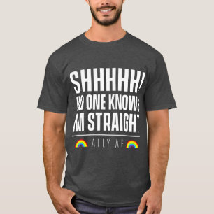 T-shirt Ally AFNo On Sait Que Je Suis Droit