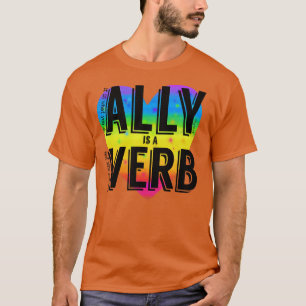 T-shirt Ally est un verbe