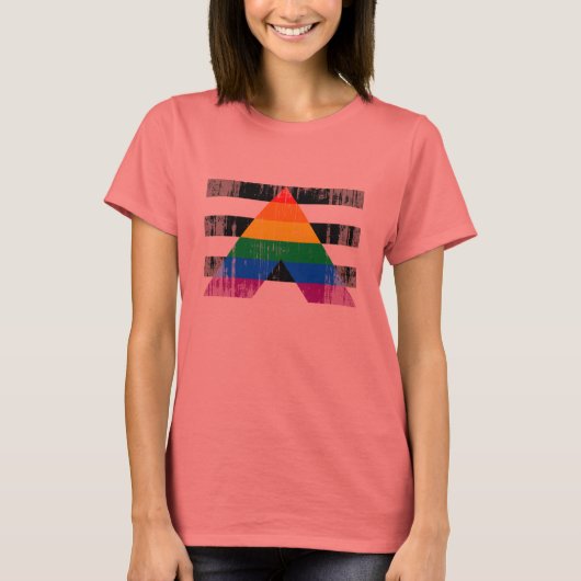 T-SHIRT ALLY FLAG DÉTRUIT (Devant)