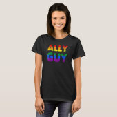 T-shirt Ally Guy Lgbt Pride Lgbtq Transgenre Trans (Devant entier)