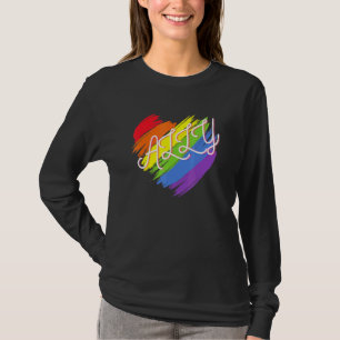 T-shirt Ally Heart Gay pride Lqbtq Rainbow