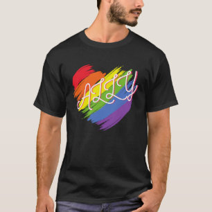 T-shirt Ally Heart Gay pride LQBTQ Rainbow
