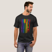 T-shirt Ally LGBT LGBTQ Rainbow Pride Drapeau Américain 4e (Devant entier)