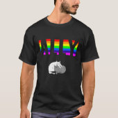 T-shirt Ally Pride LGBTQ Égalité Rainbow Lesbian Gay Tran (Devant)