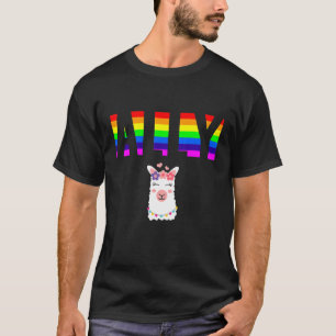 T-shirt Ally Pride LGBTQ Égalité Rainbow Lesbian Gay Tran