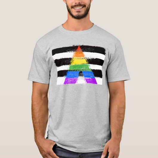 T-Shirt Ally Pride Peint (Devant)