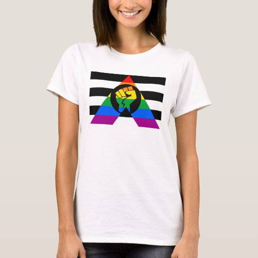 T-shirt Ally Pride Résistance (Devant)